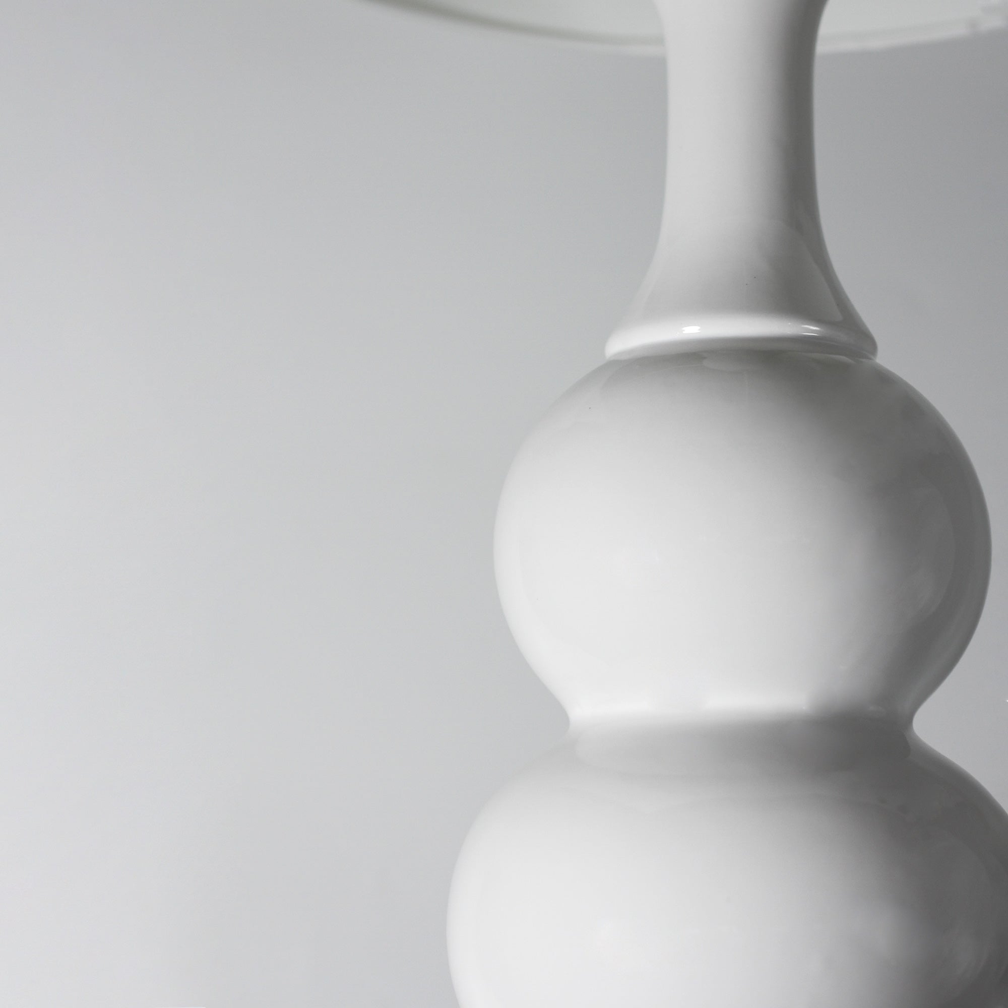 White Ceramic Table Lamp with Cylindric Shade - Pattery Barn