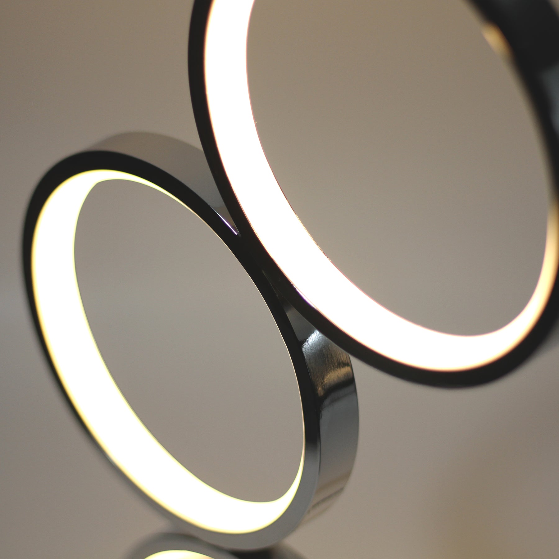 Iva LED Touch Table Lamp - Rose Gold/Chrome