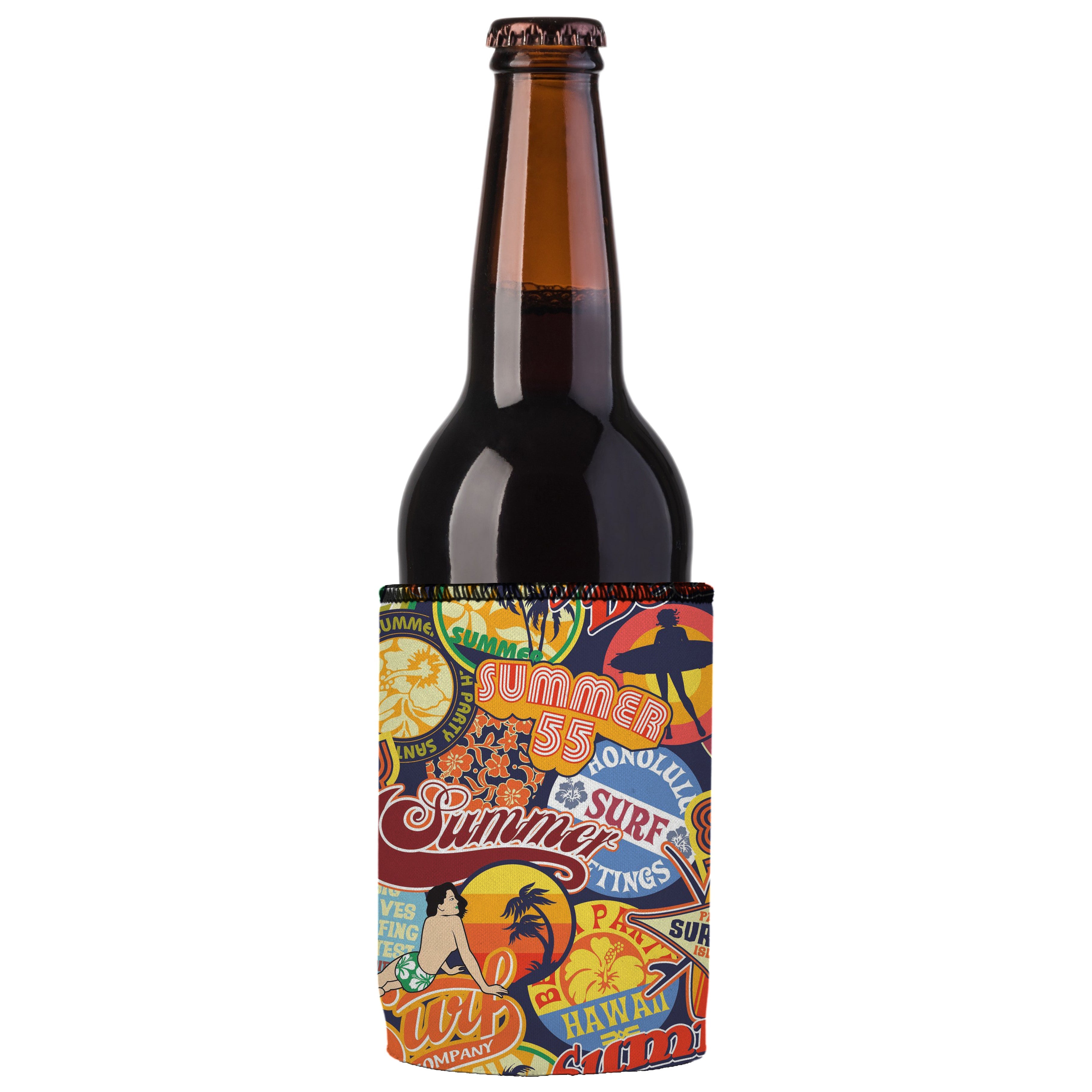 Vintage Summer Stubby Cooler - Standard