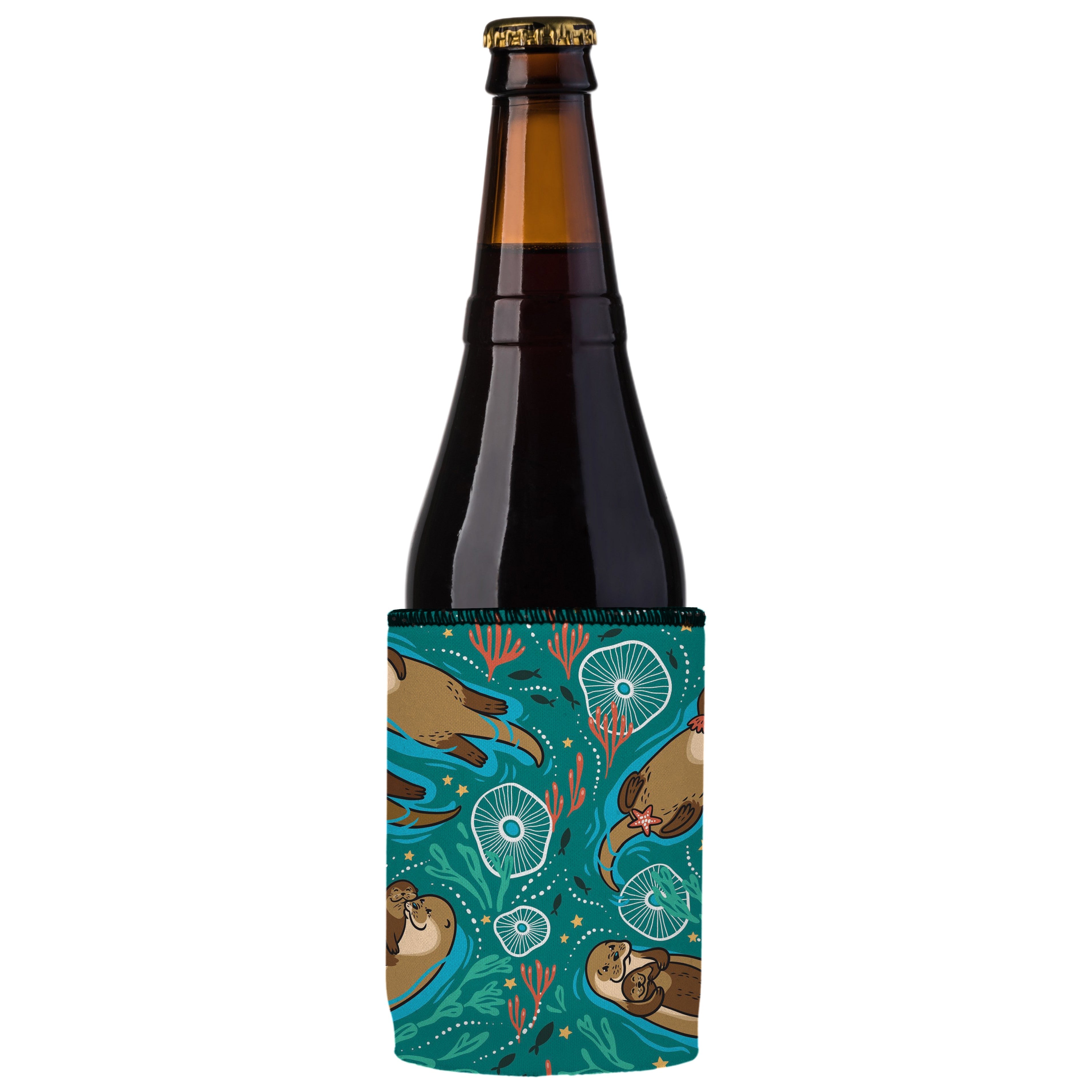 Sea Otters Chillin Stubby Cooler 2-Pack - Standard