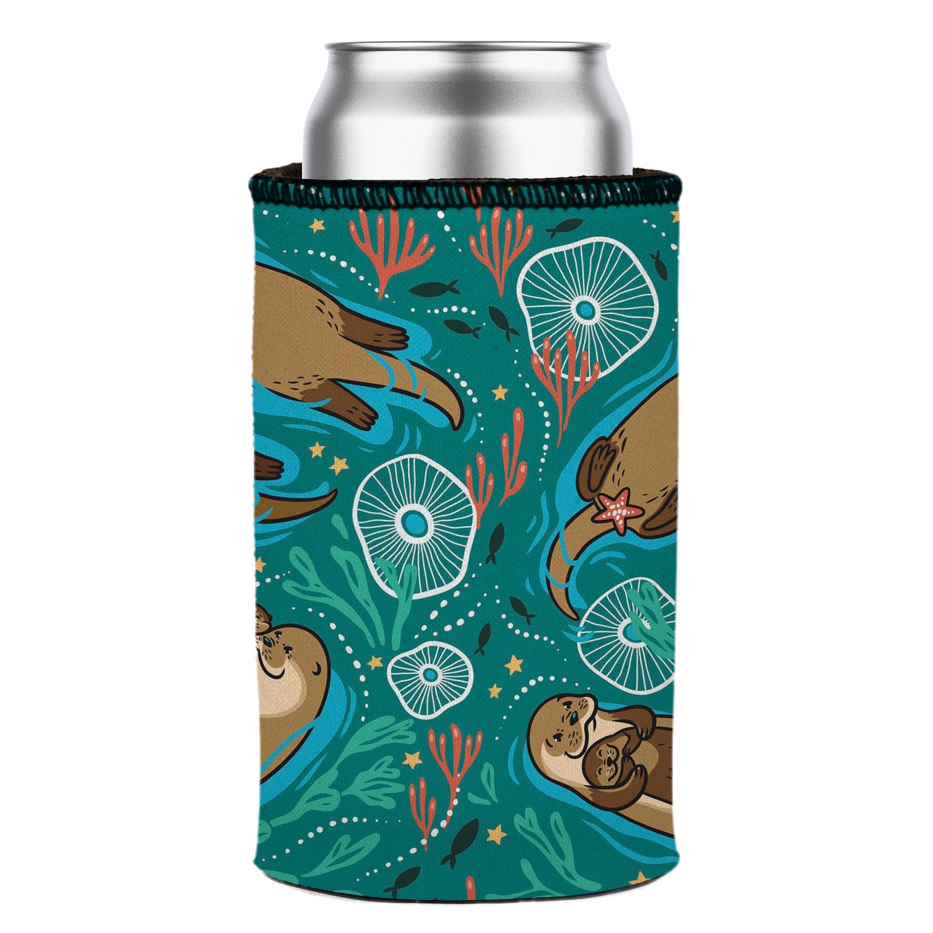 Sea Otters Chillin Stubby Cooler 2-Pack - Standard