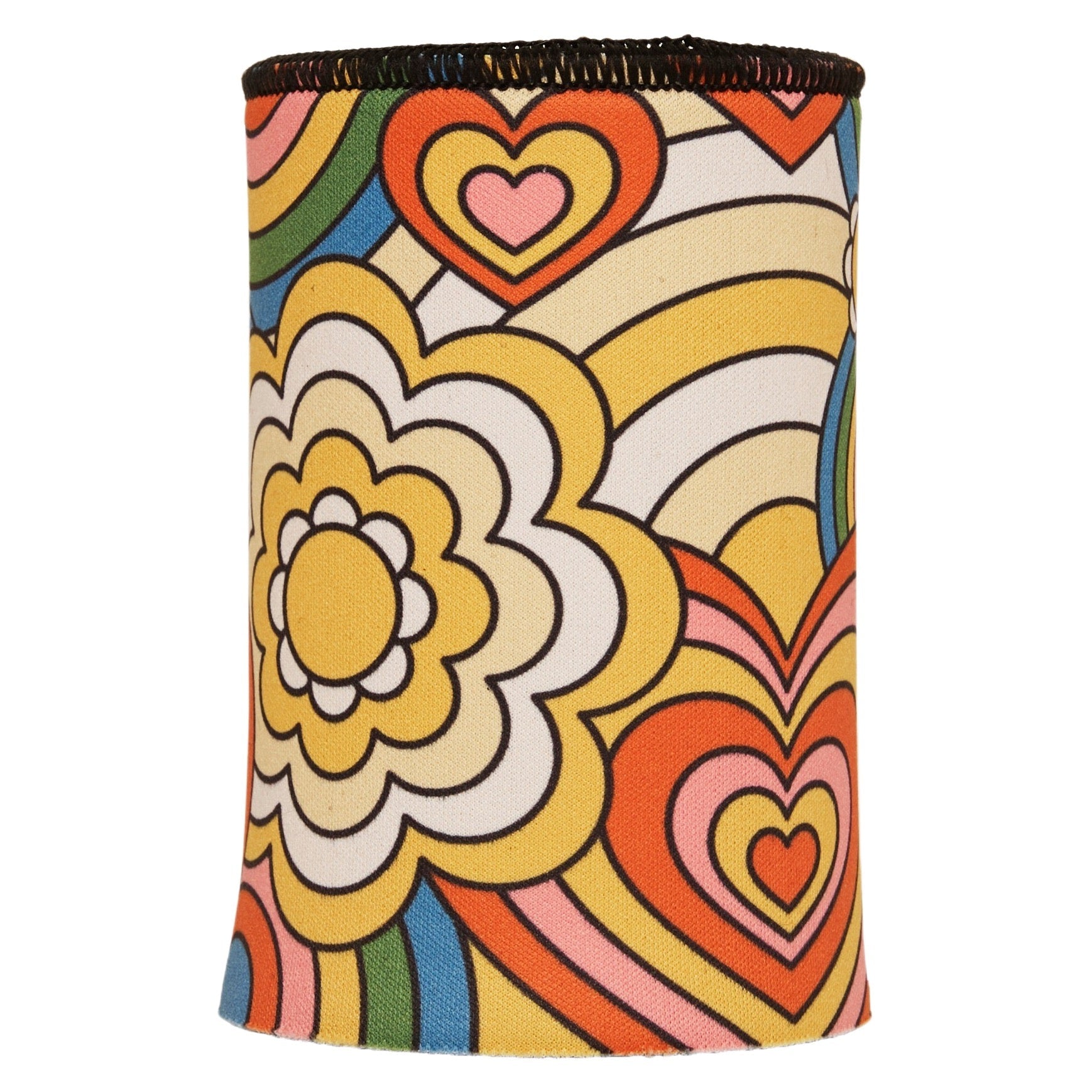 60s Hearts Stubby Cooler - Standard