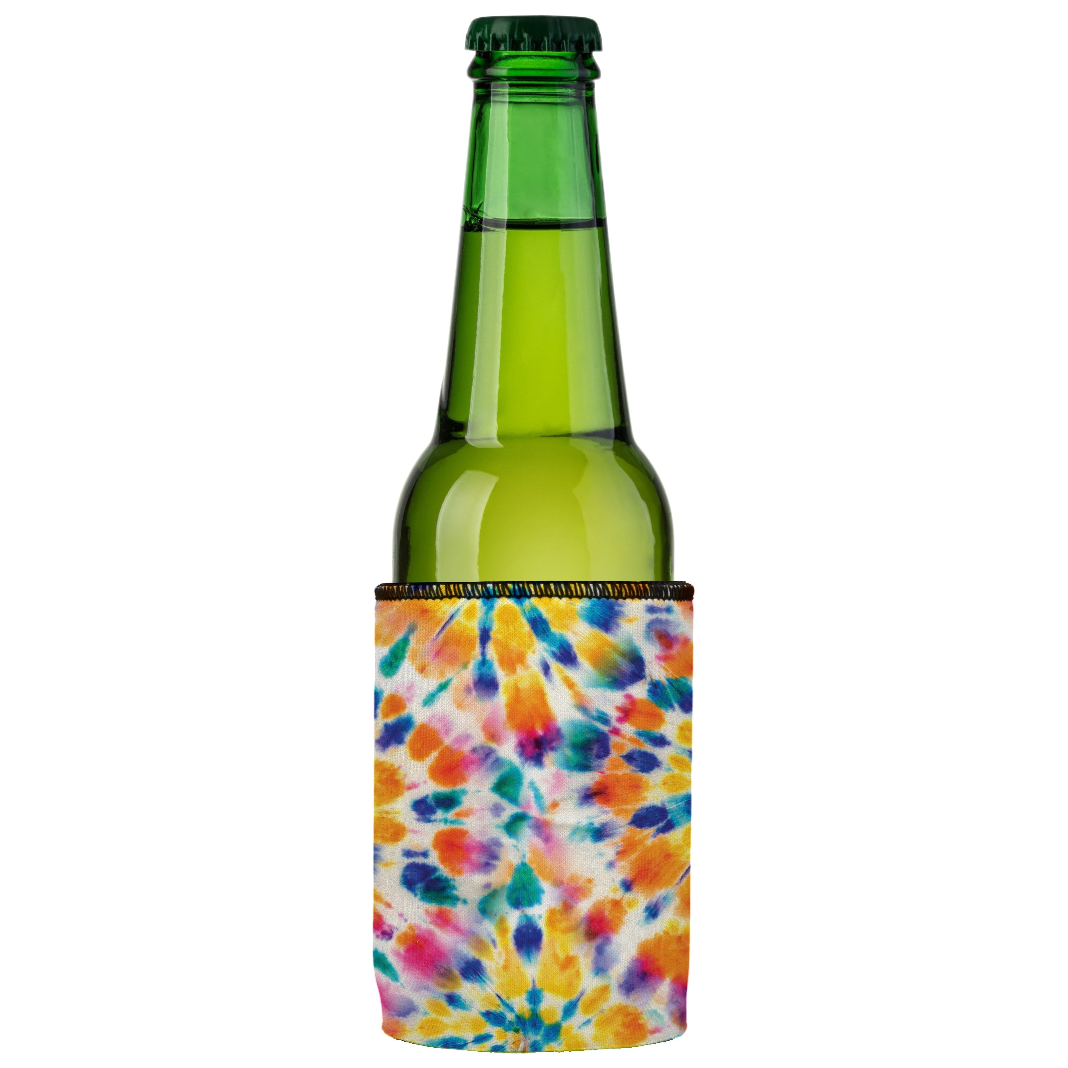 Rainbow Spiral Tie-Dye Stubby Cooler 2-Pack - Standard