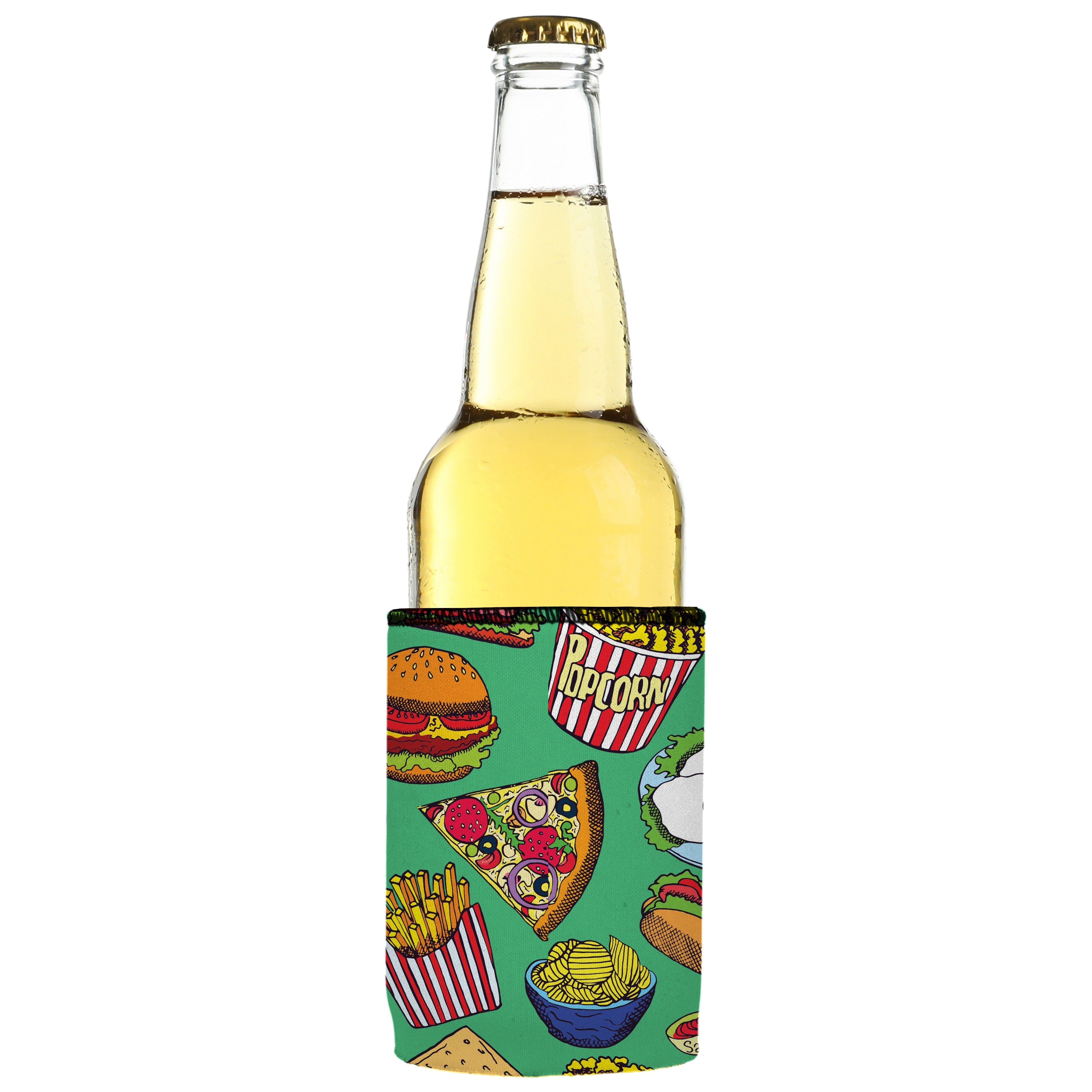 Burgers Junk Food Stubby Cooler 2-Pack - Standard