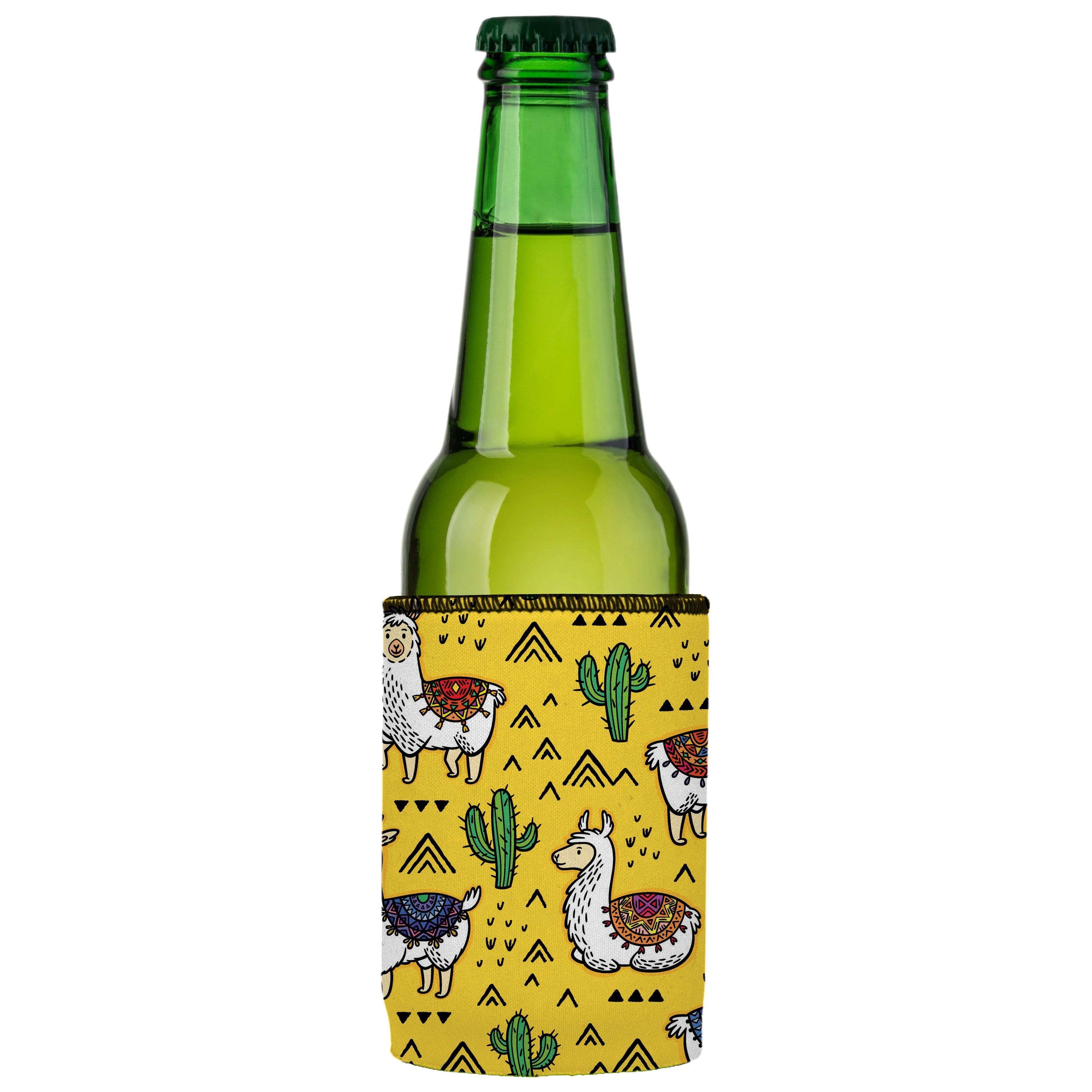 Llamas & Cactus Stubby Cooler - Standard