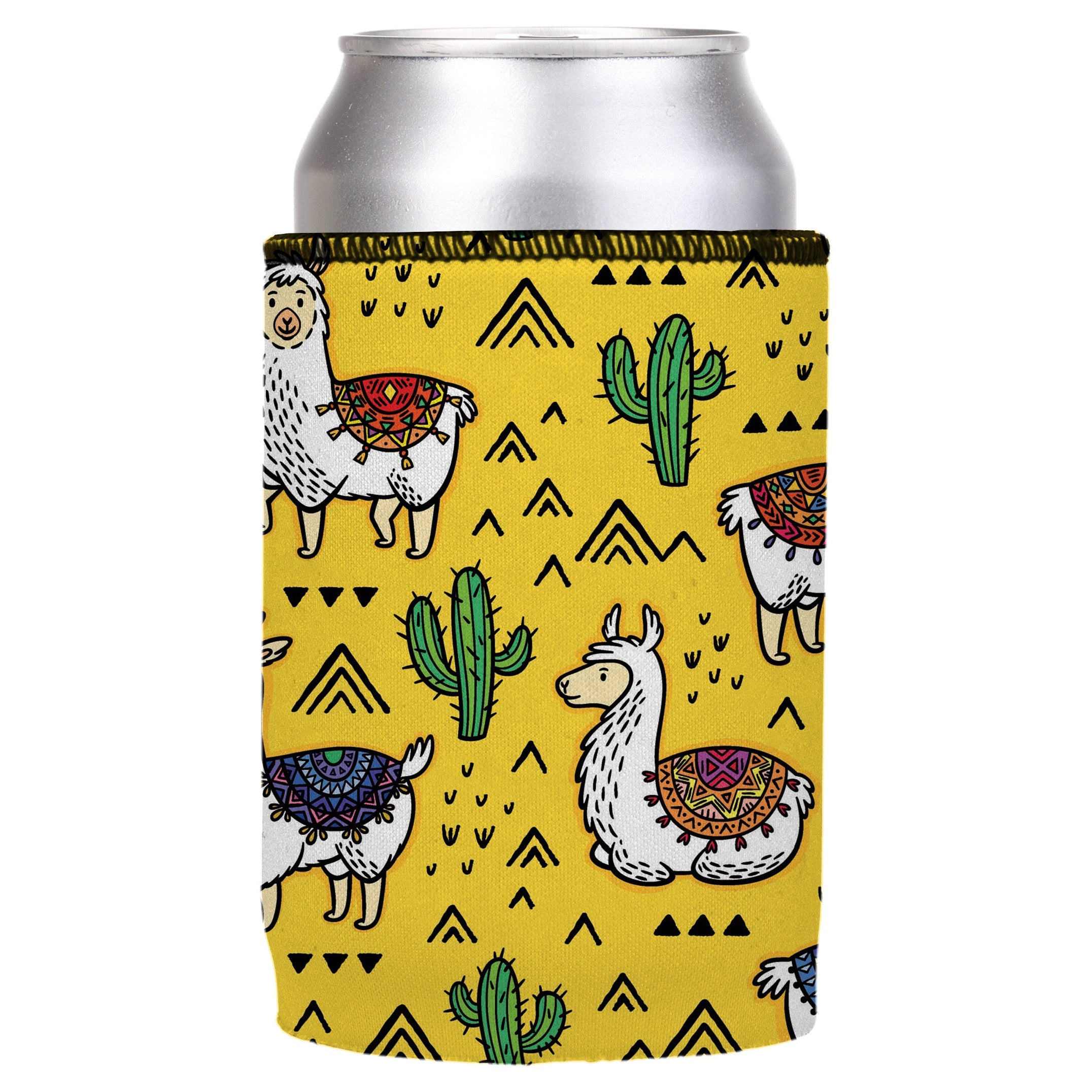 Llamas & Cactus Stubby Cooler - Standard