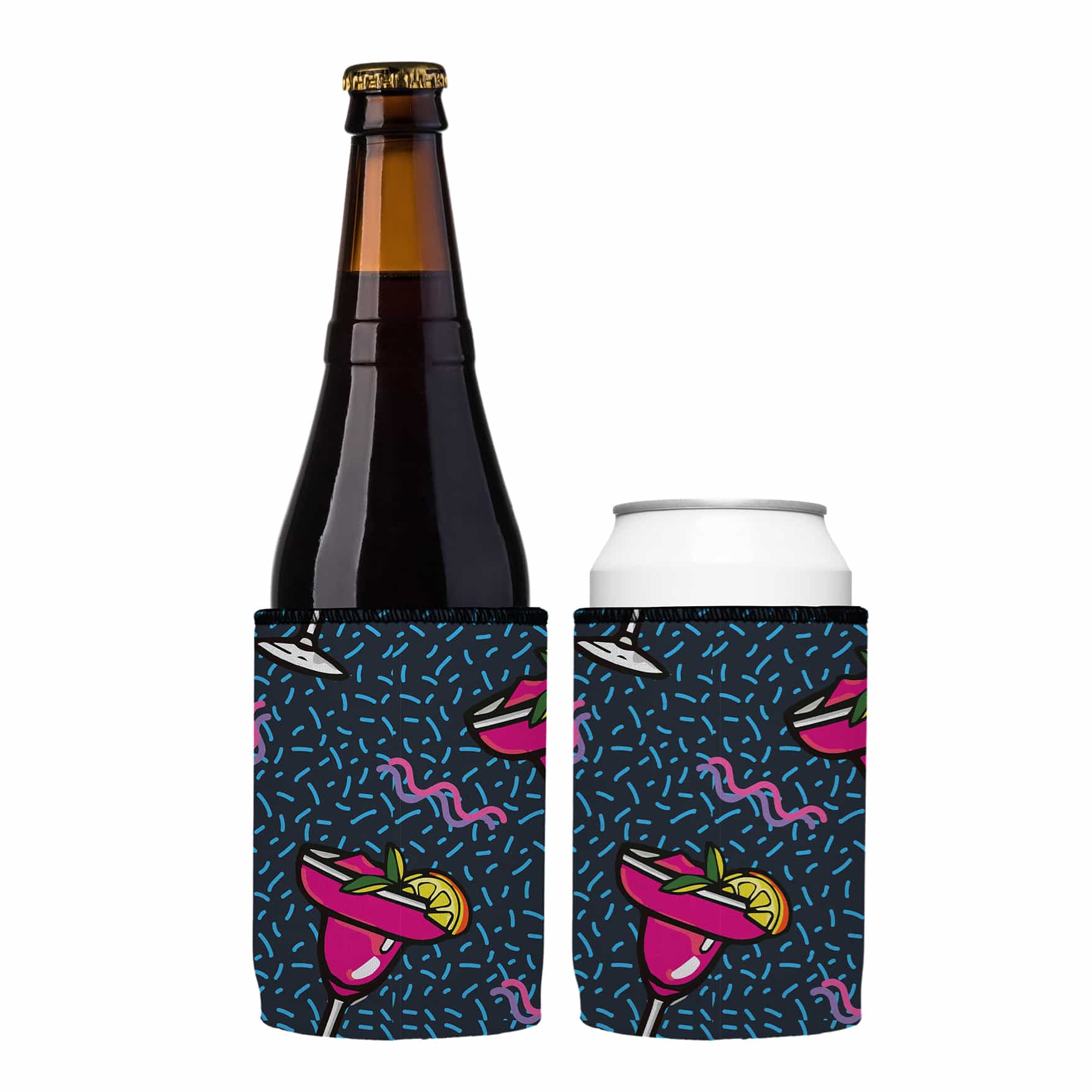 Pink Margaritas Stubby Cooler 2-Pack - Standard