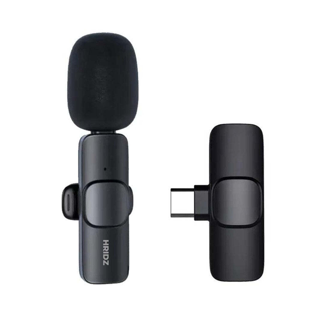 Wireless Noise Reduction Clip-On Lavalier Microphone - Hridz K9