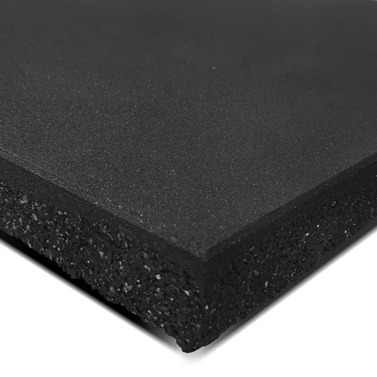 CORTEX 50mm Commercial Dual Density Rubber Gym Floor Tile Mat 1m x 1m