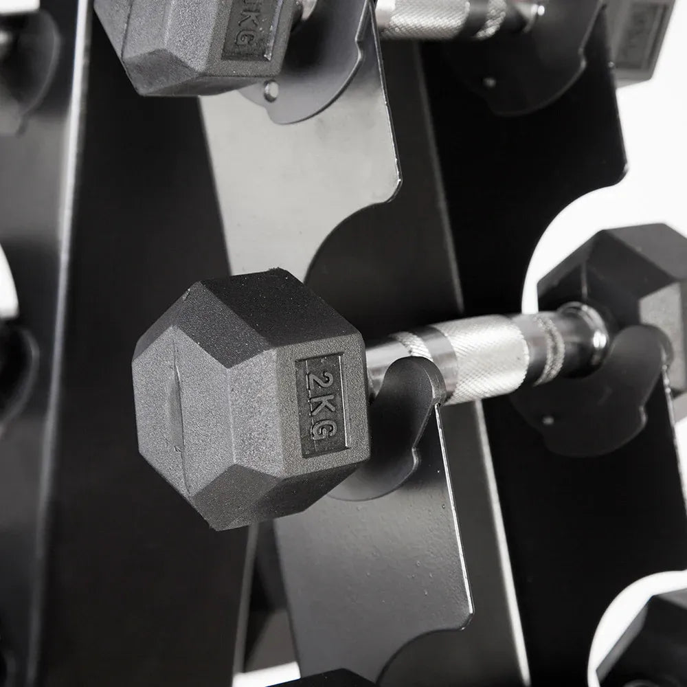 CORTEX 110kg Hex Fixed Dumbbell Set 1-10kg Pairs