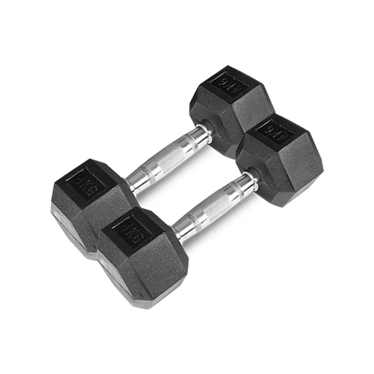 CORTEX 56kg Hex Fixed Dumbbell Set 4, 6, 8, 10kg Pairs