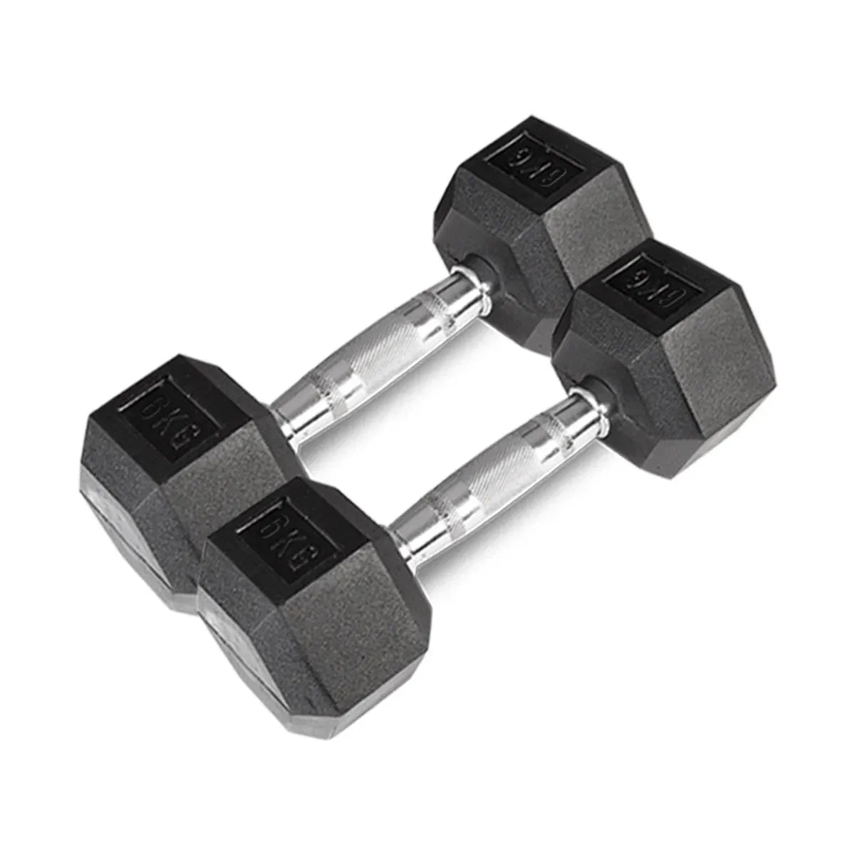 CORTEX 56kg Hex Fixed Dumbbell Set 4, 6, 8, 10kg Pairs