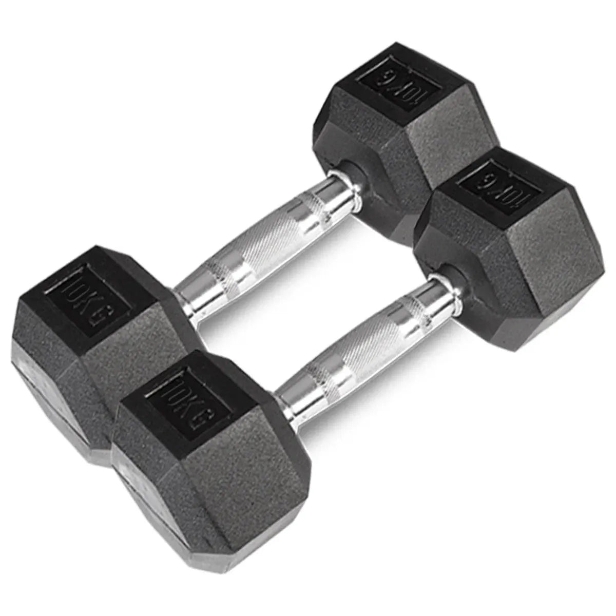 CORTEX 56kg Hex Fixed Dumbbell Set 4, 6, 8, 10kg Pairs