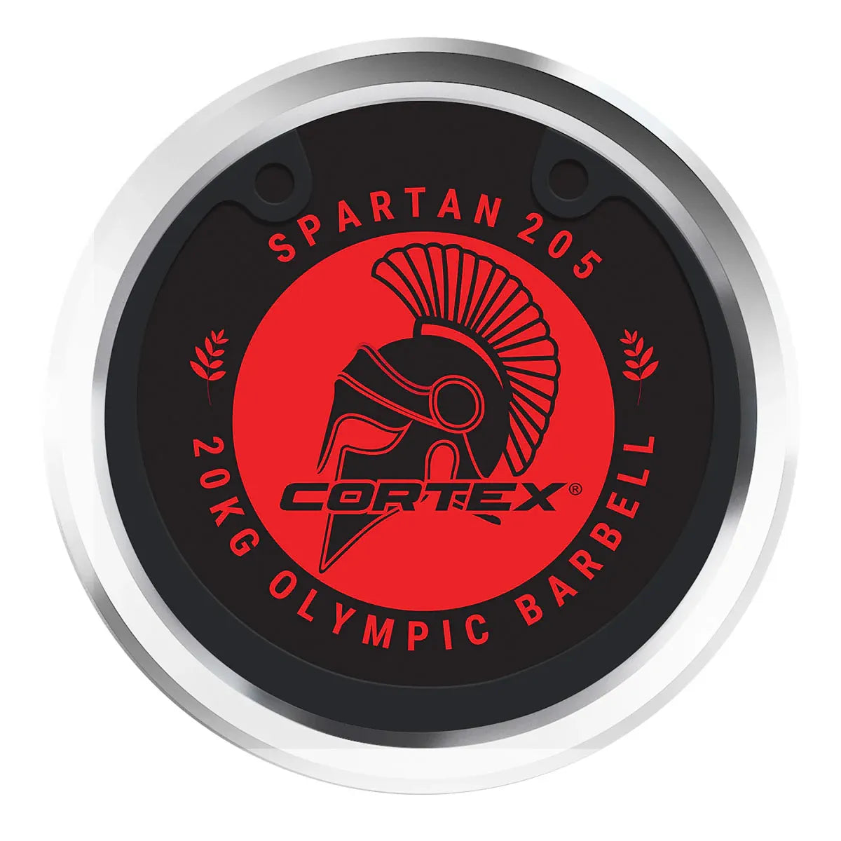 CORTEX SPARTAN205 7ft 20kg Olympic Barbell Hard Chrome with Lockjaw Collars