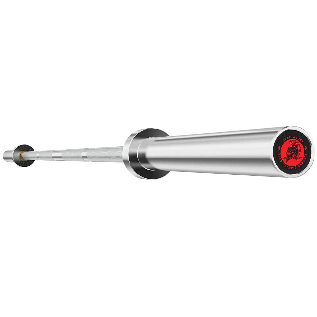 CORTEX SPARTAN205 7ft 20kg Olympic Barbell Hard Chrome with Lockjaw Collars