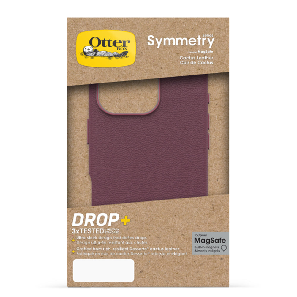 OtterBox Symmetry Cactus Back Case for iPhone 16 Pro - Maroon