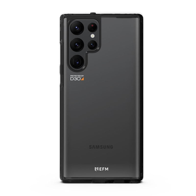 EFM Aspen Case Armour with D3O 5G Signal Plus for Samsung Galaxy S22 Ultra 6.8 - Slate Clear