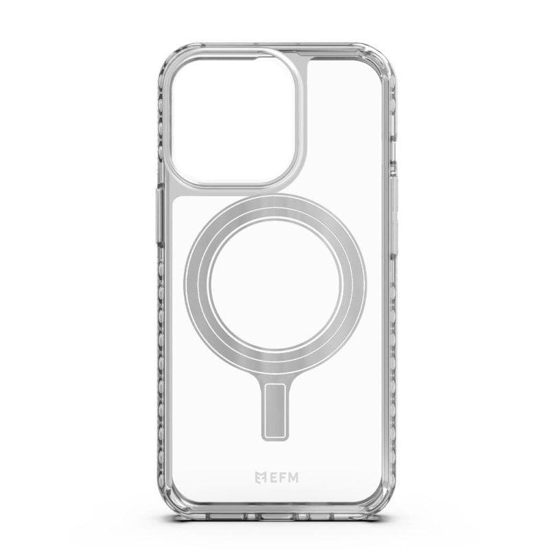 EFM Zurich Flux Case Armour Compatible with MagSafe for iPhone 13 Pro 6.1" Pro - Frost Clear