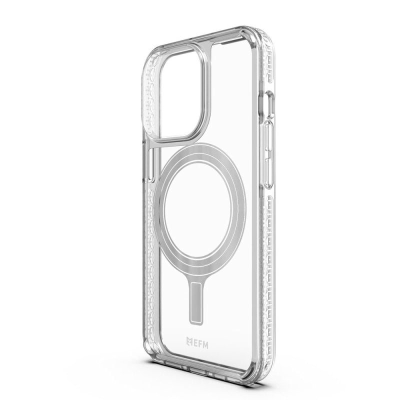EFM Zurich Flux Case Armour Compatible with MagSafe for iPhone 13 Pro 6.1" Pro - Frost Clear