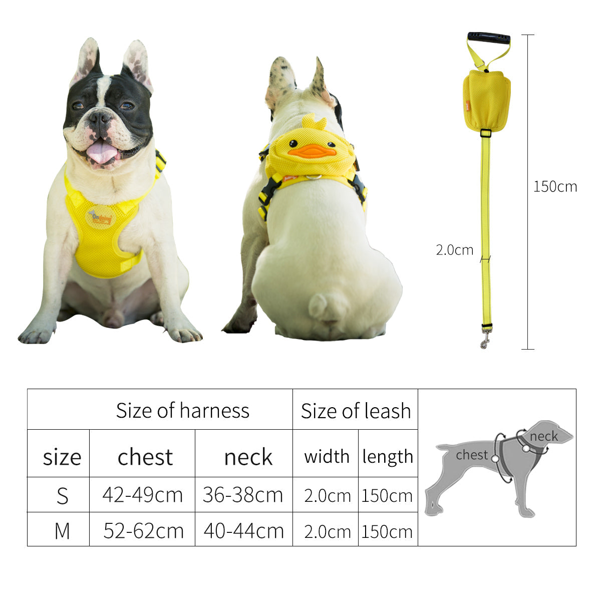 Ondoing Pet Saddle Bag Dog Harness Backpack Hiking Traveling Outdoor Bags Cute Costume Green frog bag with leash set M