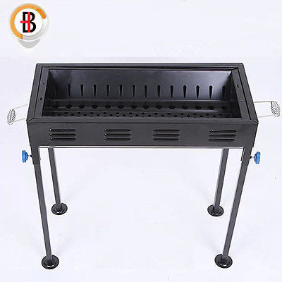 Portable Outdoor Mangal BBQ Grill Charcoal Shish Kebab Shashly Picnic Camping