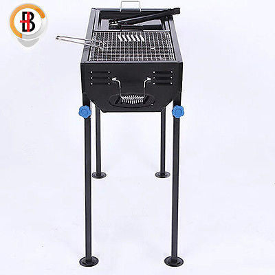 Portable Outdoor Mangal BBQ Grill Charcoal Shish Kebab Shashly Picnic Camping