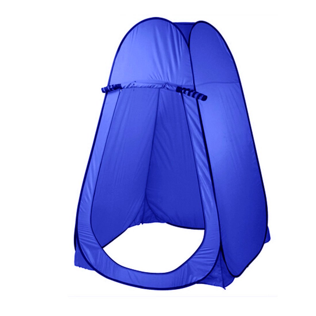 Pop Up Portable Privacy Shower room Tent &20L Outdoor Camping Water Bag Camp Set - blue