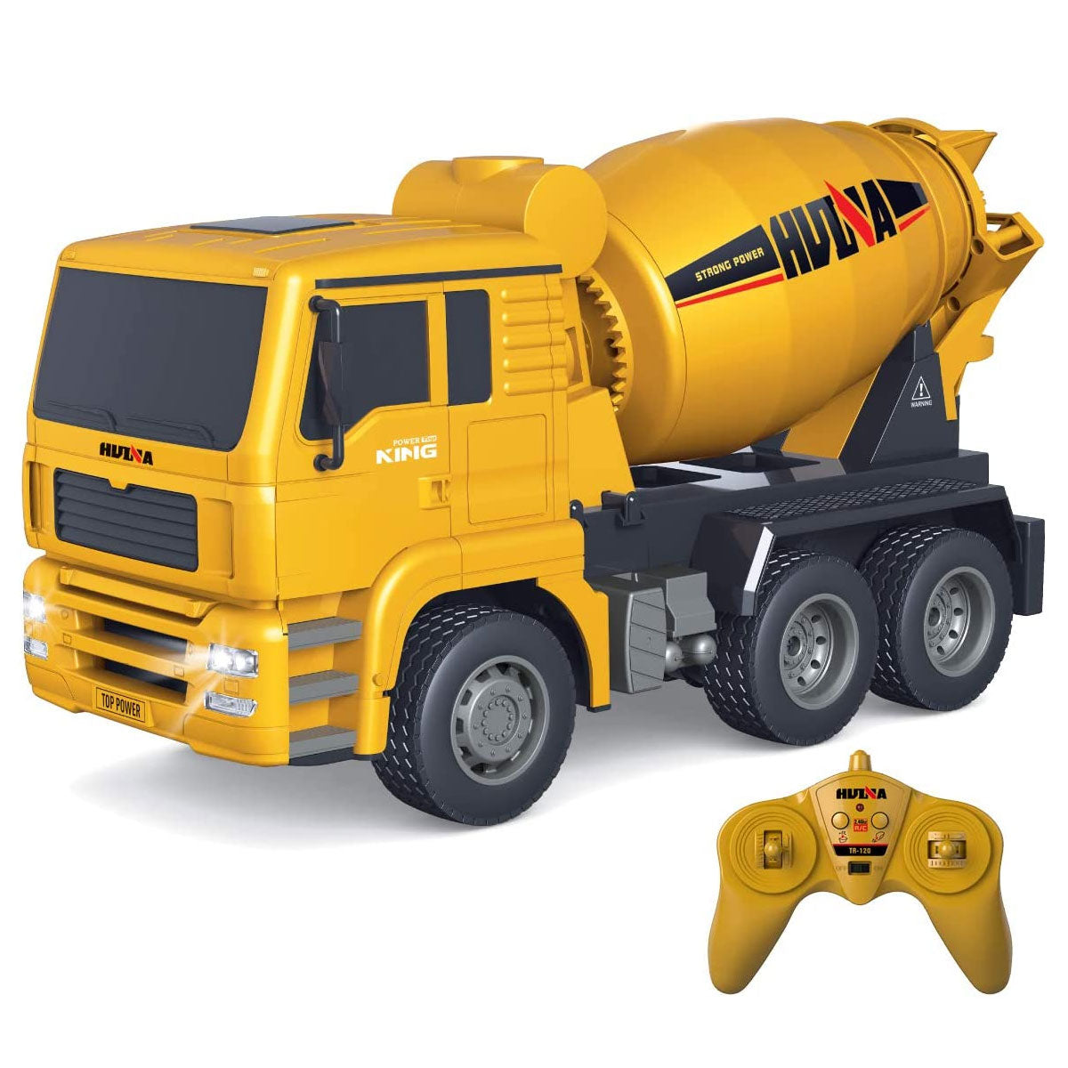 Huina 1/18 RC Engineering Construction Concrete Cement Mixer Truck Remote Control Toy Kids Gift