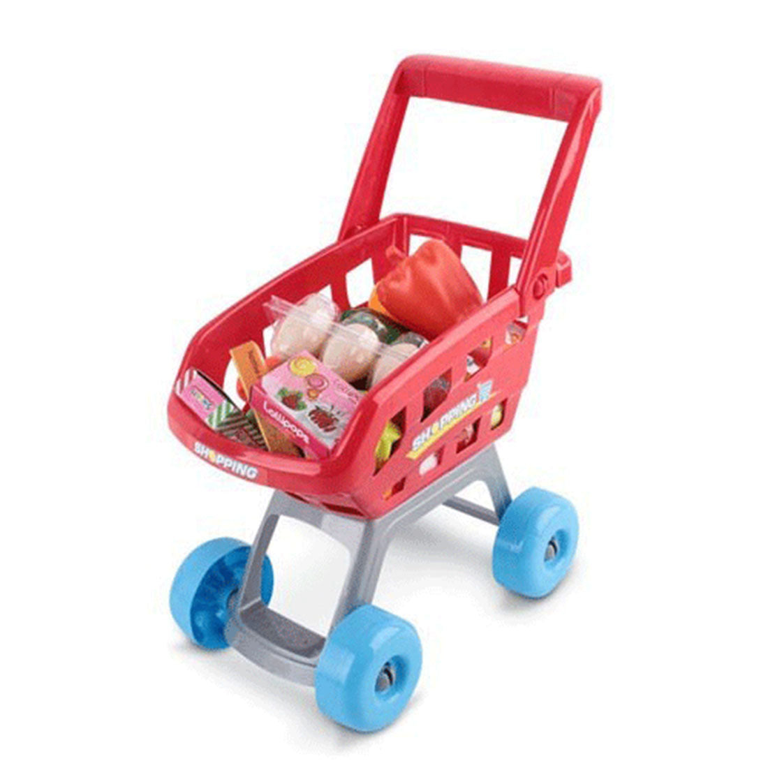 Supermarket Play Set Grocery Shopping Pretend Role Play w/ Trolley