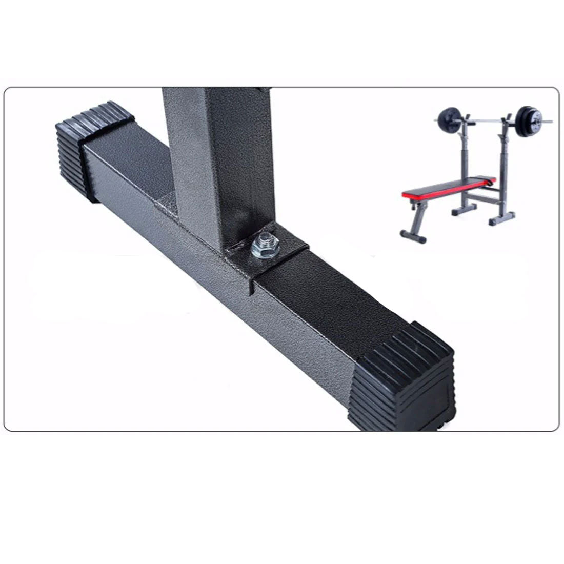 Adjustable Weight Bench Fitness Home Multi Gym Flat Press Incline Squat Rack