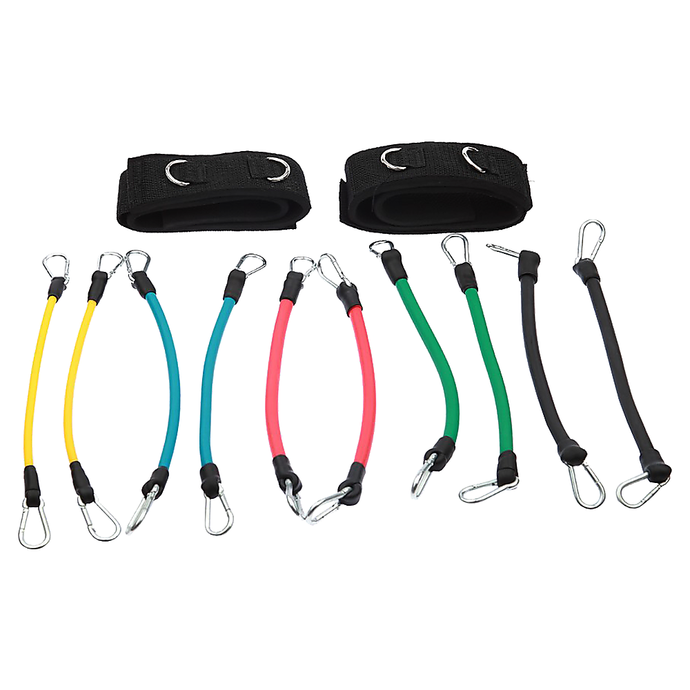 Durable Leg Exercise Resistance Bands Set - 13PC Latex