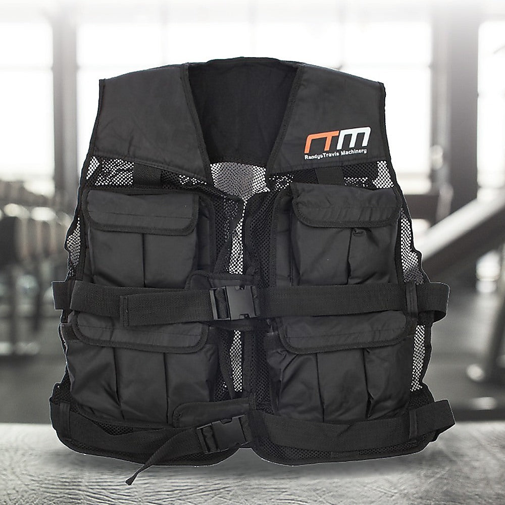 20LBS Adjustable Training Vest with Reflective Material