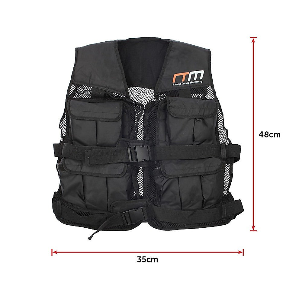 20LBS Adjustable Training Vest with Reflective Material