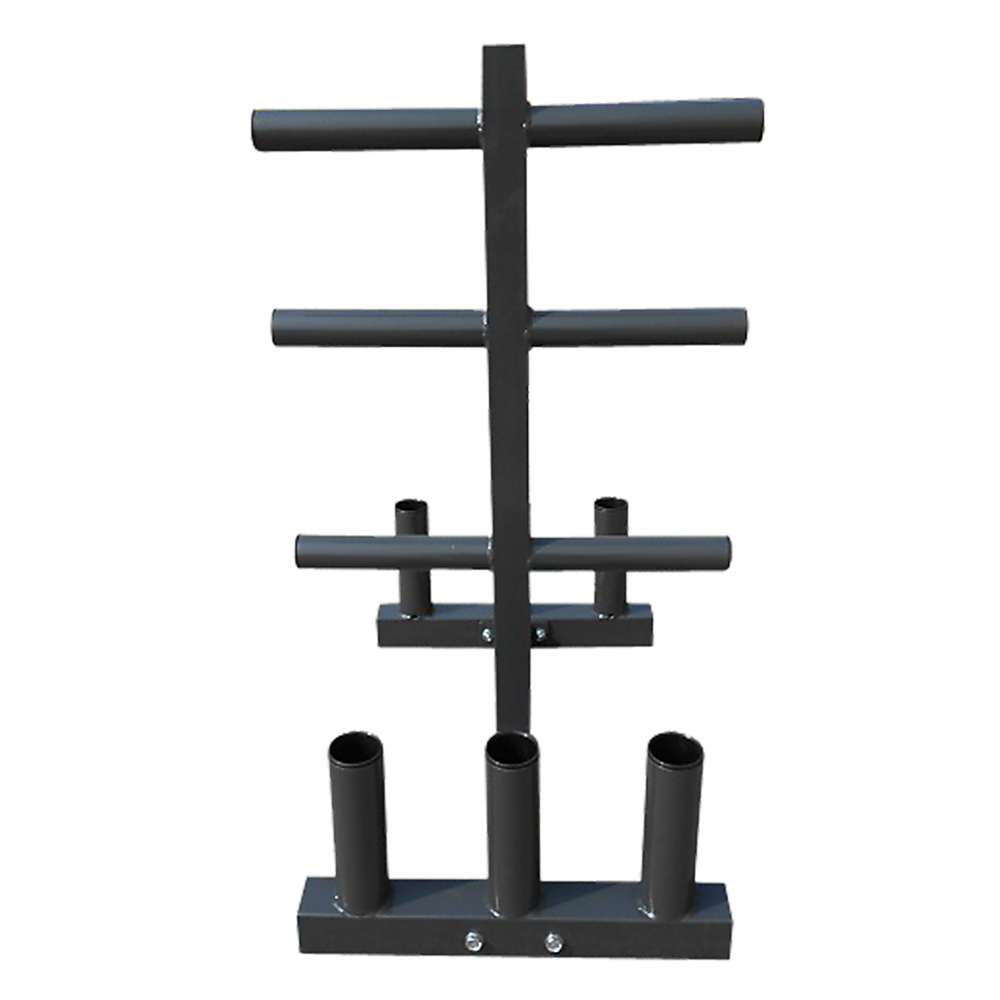 Heavy-Duty Olympic Weight Tree & Bar Rack Holder Storage