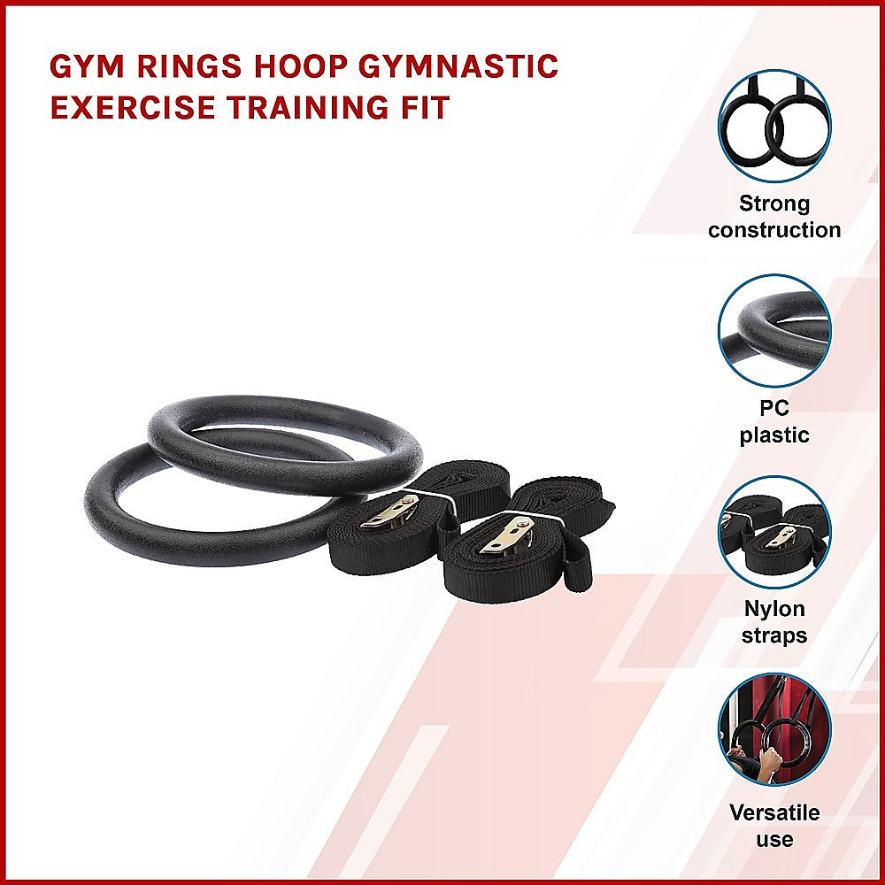 Adjustable Gymnastic Rings for Upper Body & Core Strength