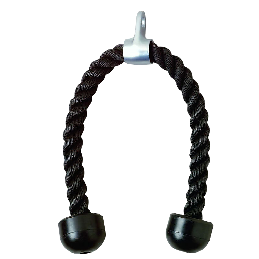 Durable Nylon Tricep Pulldown Rope with Steel Hook