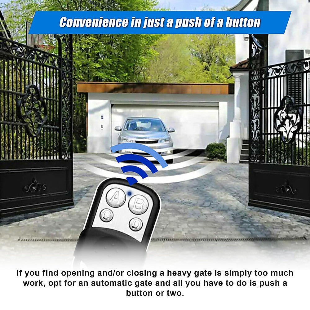 Battery-Included Remote Control for Sliding and Swing Gates