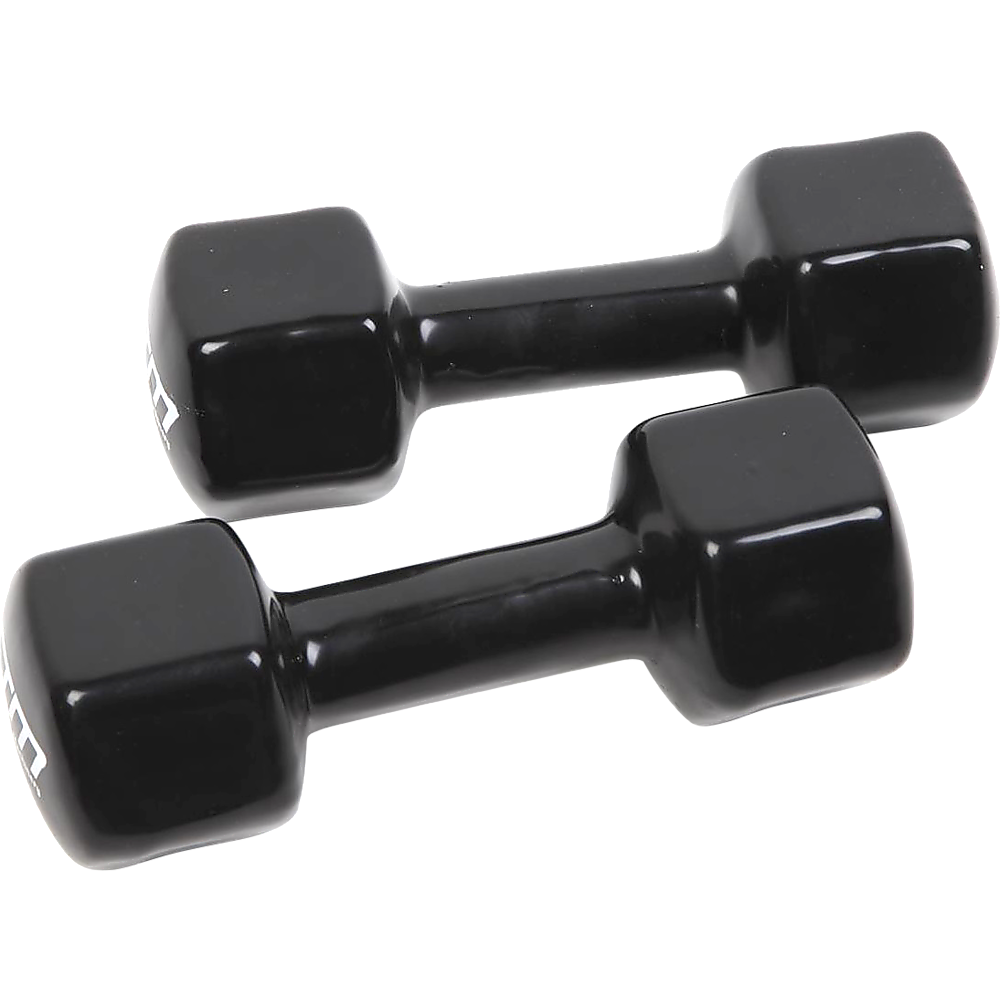 5kg Dumbbells Pair Hexagonal Cast Iron PVC Coated