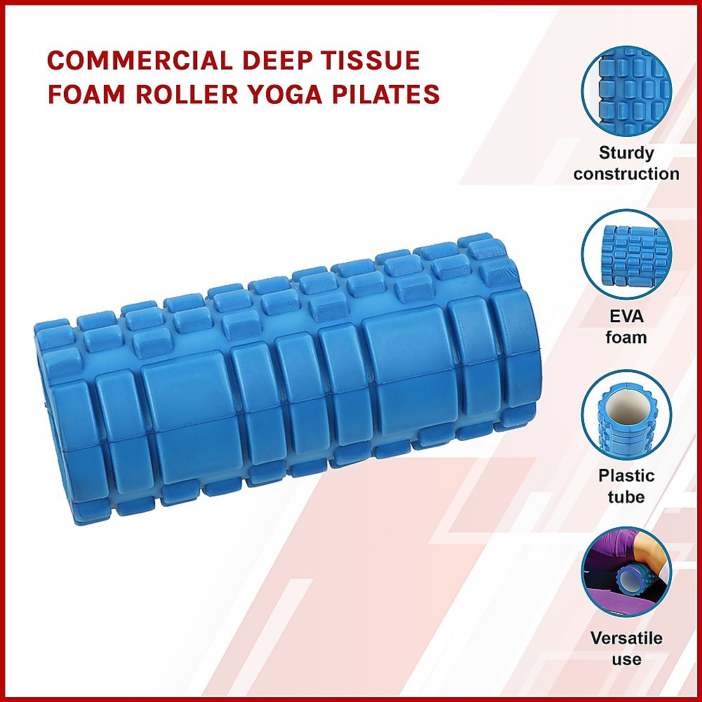 Heavy Duty Deep Tissue Foam Roller for Yoga, Pilates