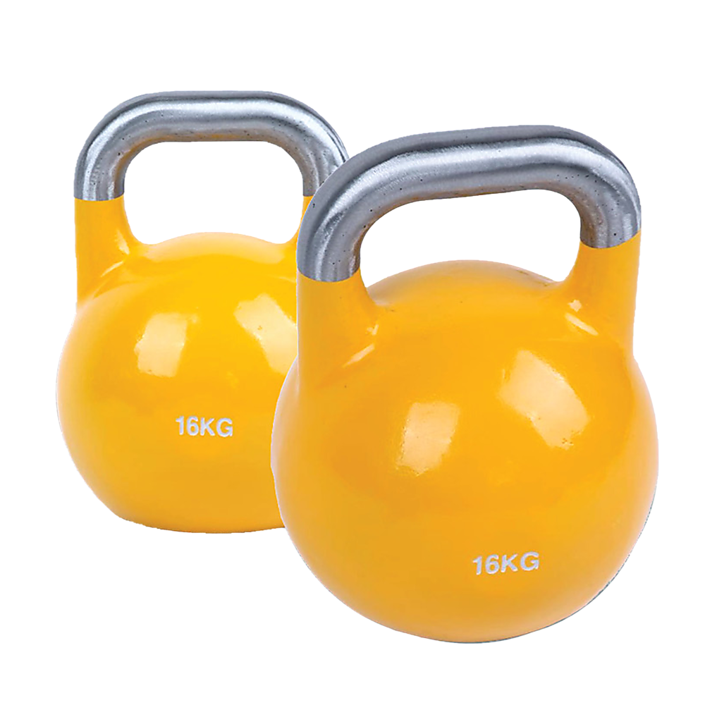 16KG Steel Competition Kettlebell with Slim Handle