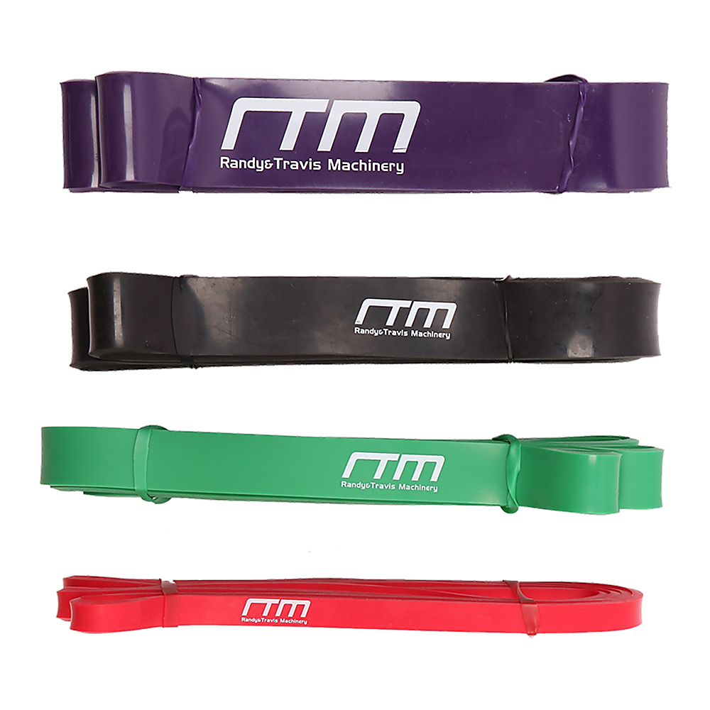 Durable Resistance Loop Band Set, Multi-Level Strength, 4 Pcs