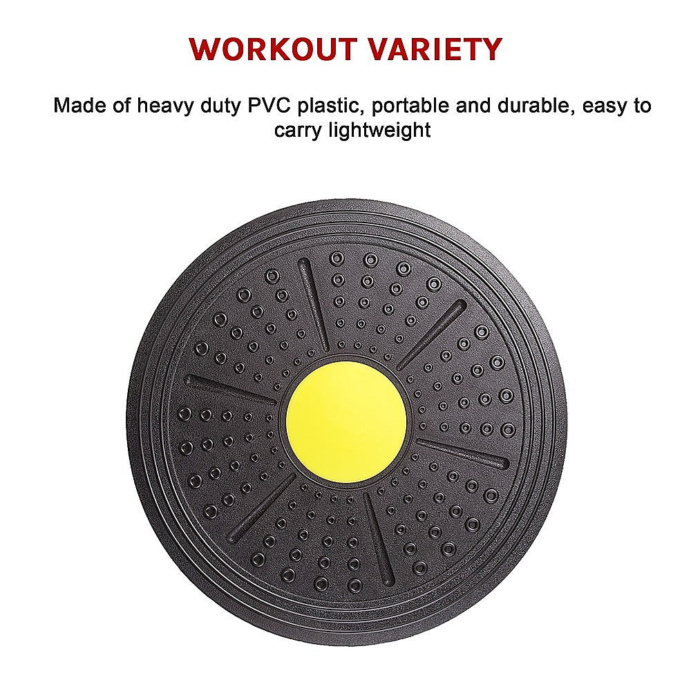 Portable Plastic Wobble Balance Board for Pilates & Rehab