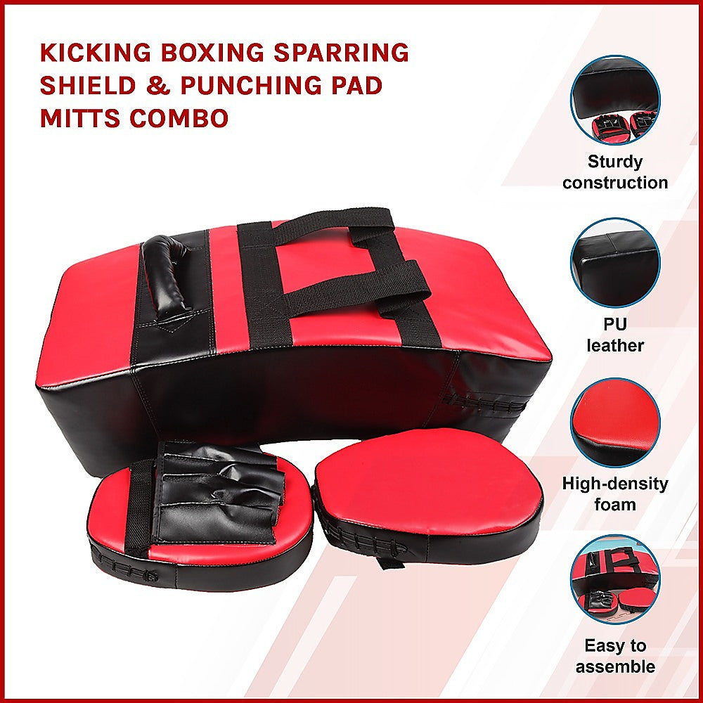 High-Density Foam Kicking Boxing Sparring Shield & Mitts