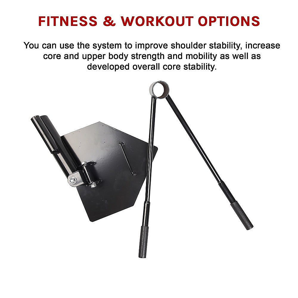 Core Strength Training Gym with Barbell Sleeves