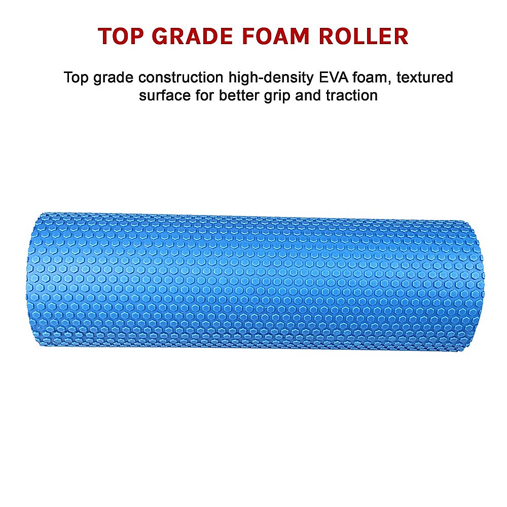 High-Density EVA Foam Roller 45x15cm for Yoga & Pilates