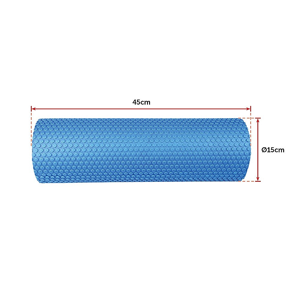 High-Density EVA Foam Roller 45x15cm for Yoga & Pilates