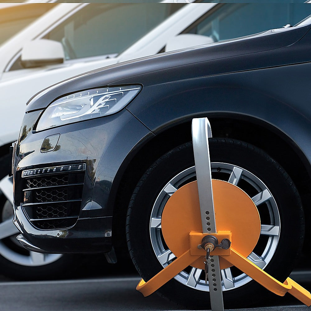 Car Vehicle Wheel Clamp Lock – Heavy Duty Anti-Theft Security Device