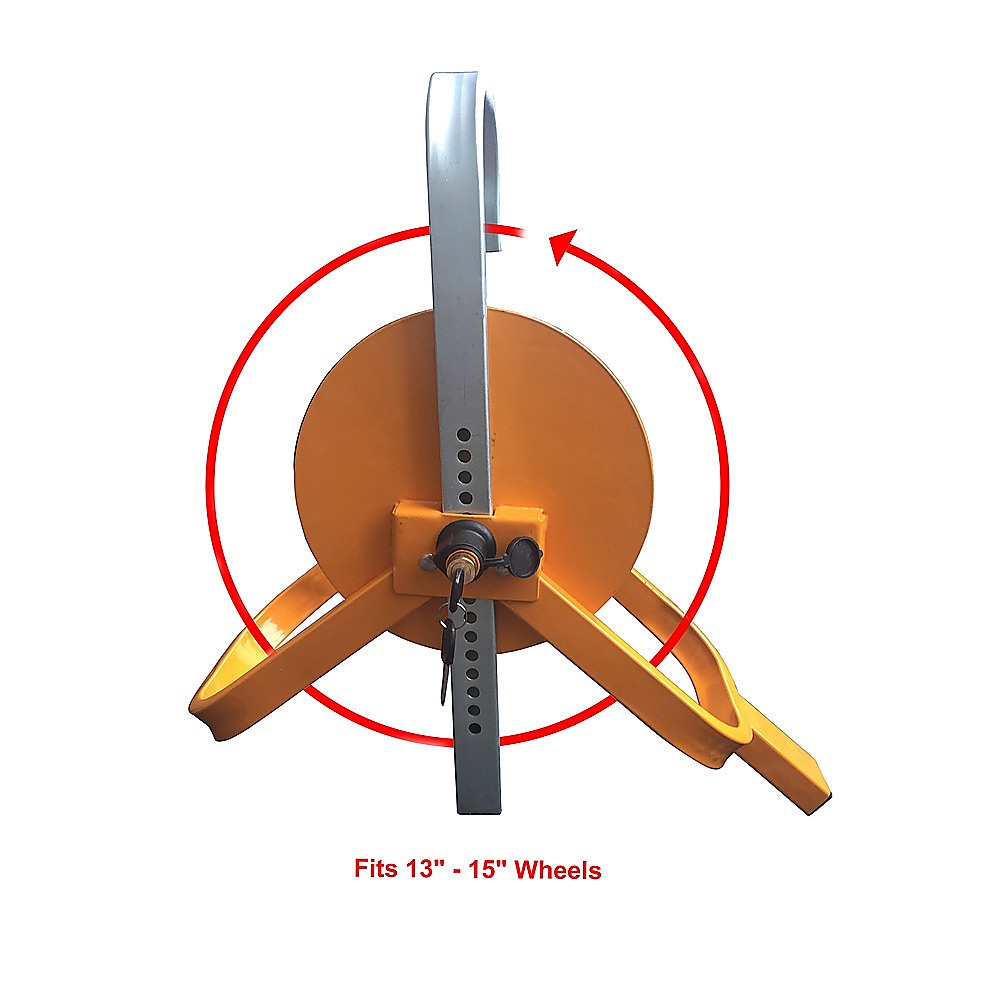 Car Vehicle Wheel Clamp Lock – Heavy Duty Anti-Theft Security Device