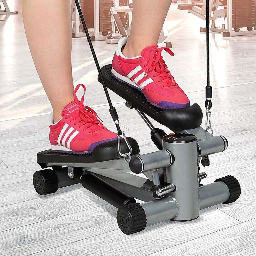 Lightweight Portable Aerobic Stepper with Anti-Slip Pedals