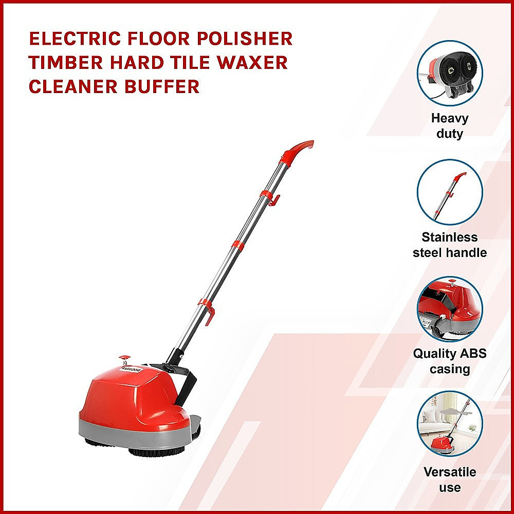 Electric Floor Polisher Timber Hard Tile Waxer Buffer